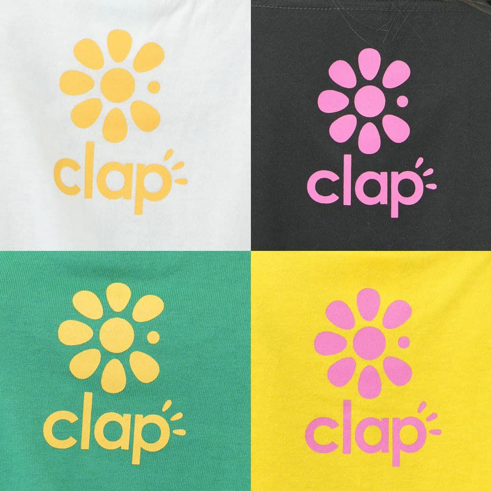 クラップCLAPクラップフラワーティーレディーススポーツアパレルトレーニングフィットネス女性CTS25068