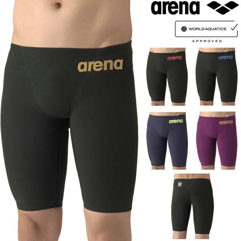 アリーナARENA競泳水着メンズWA承認モデルレーシングスパッツハーフレッグAQUAFORCEFUSION-ONEfinaマークあり2026年春夏モデルAS6SRC12M