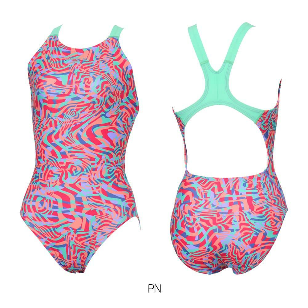 スピードSPEEDO競泳水着練習用水着レディースメイズターンズワイドストラップスーツENDURANCEECO競泳練習水着2025年秋冬モデルSTW02553