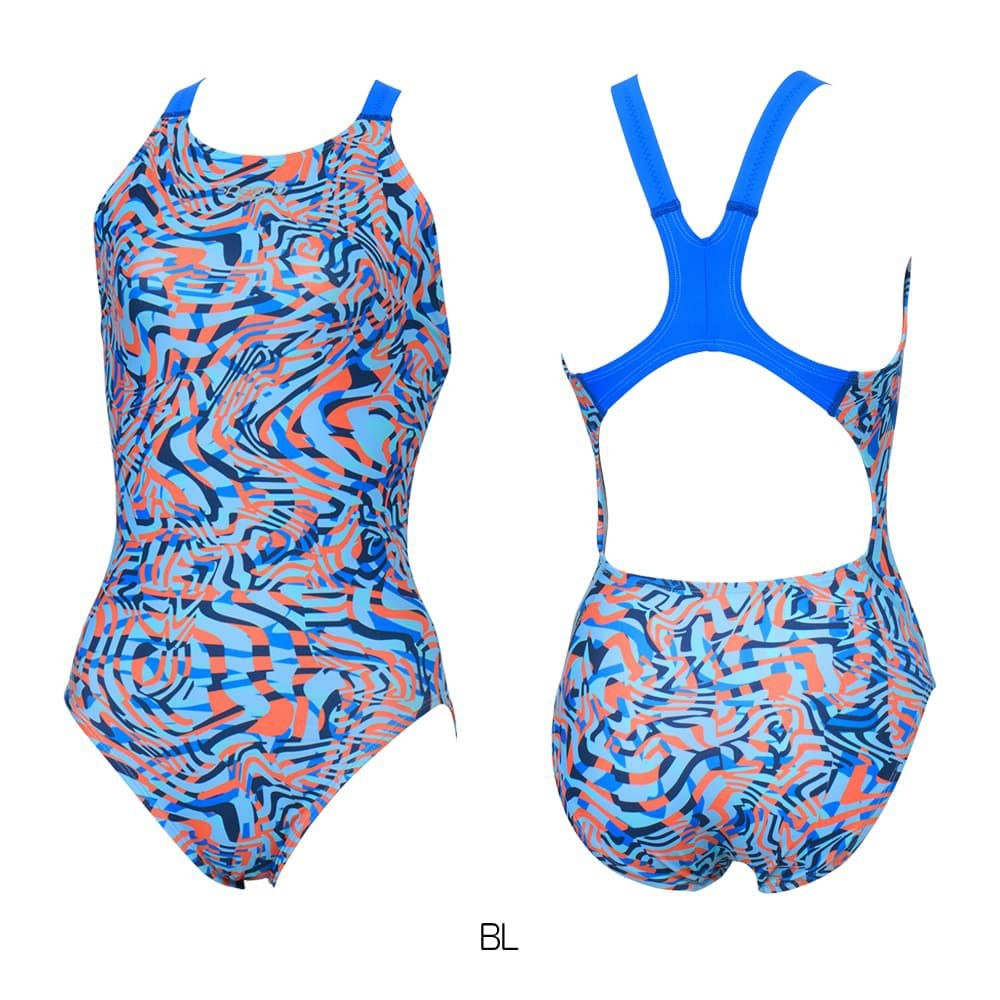 スピードSPEEDO競泳水着練習用水着レディースメイズターンズワイドストラップスーツENDURANCEECO競泳練習水着2025年秋冬モデルSTW02553