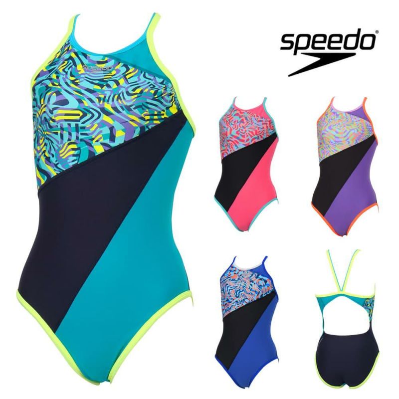 スピードSPEEDO競泳水着練習用水着レディースメイズターンズスーツENDURANCEECO競泳練習水着2025年秋冬モデルSTW02552