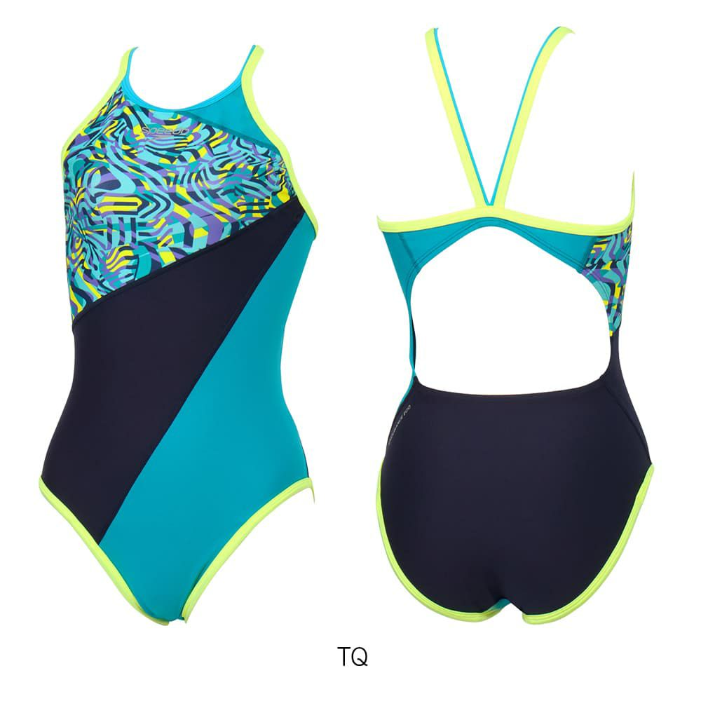 スピードSPEEDO競泳水着練習用水着レディースメイズターンズスーツENDURANCEECO競泳練習水着2025年秋冬モデルSTW02552