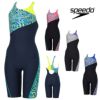 スピードSPEEDO競泳水着練習用水着レディースメイズターンズニースキンオールインワンENDURANCEECO競泳練習水着2025年秋冬モデルSTW12552