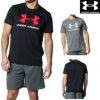 アンダーアーマーUNDERARMOURUAテックビッグロゴショートスリーブTシャツメンズスポーツアパレルトレーニングU1359132