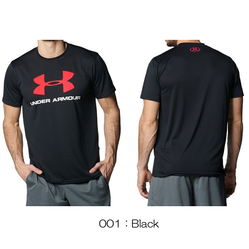 アンダーアーマーUNDERARMOURUAテックビッグロゴショートスリーブTシャツメンズスポーツアパレルトレーニングU1359132