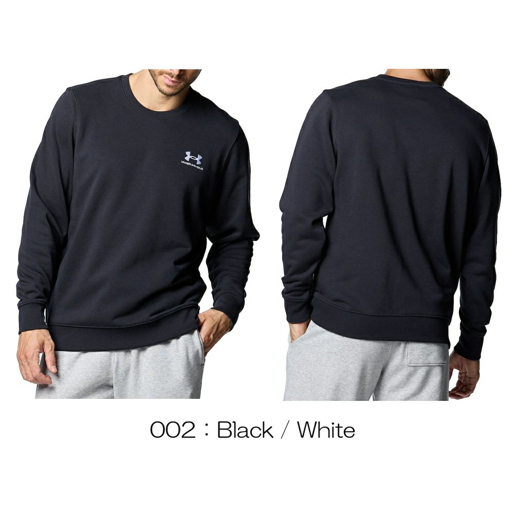 アンダーアーマーUNDERARMOURUAエッセンシャルテリークルーメンズスポーツアパレルトレーニングU1384821