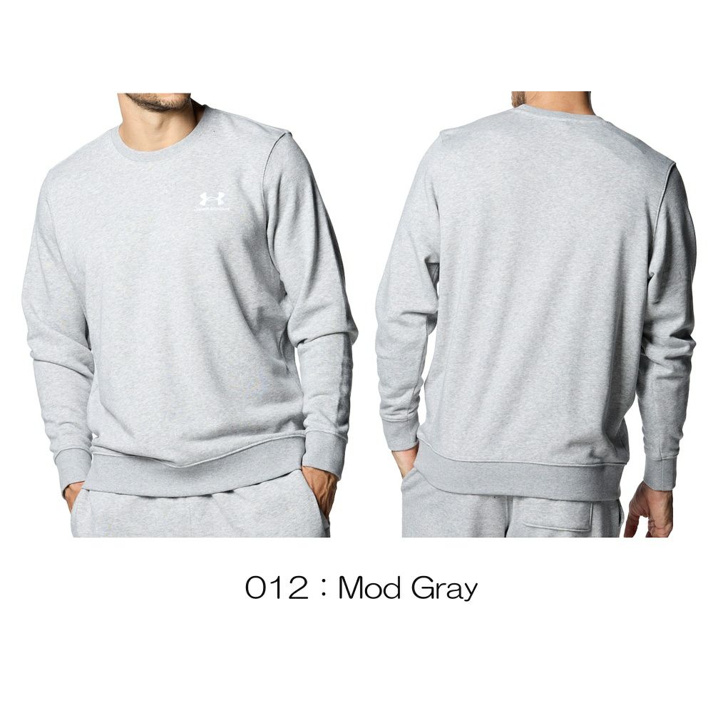 アンダーアーマーUNDERARMOURUAエッセンシャルテリークルーメンズスポーツアパレルトレーニングU1384821