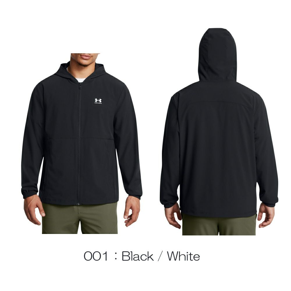 アンダーアーマーUNDERARMOURUAバイブウーブンウインドブレーカーメンズスポーツアパレルトレーニングU1386555