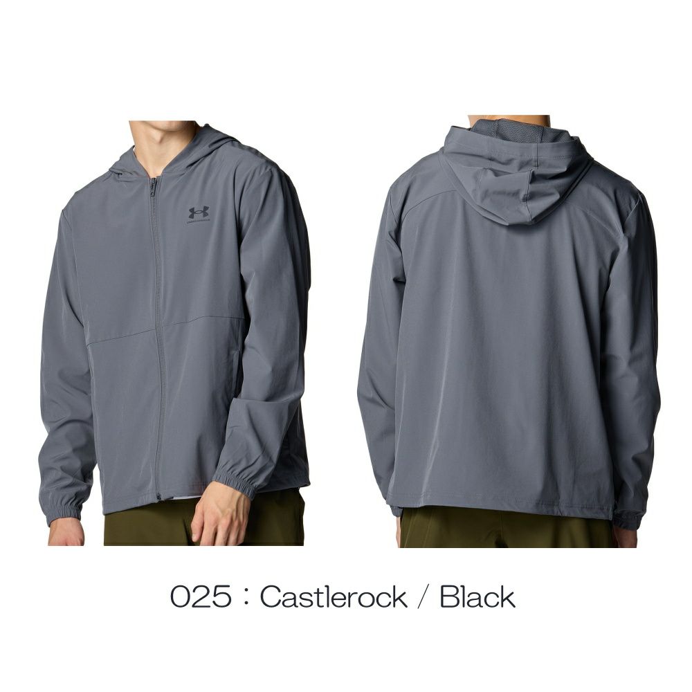 アンダーアーマーUNDERARMOURUAバイブウーブンウインドブレーカーメンズスポーツアパレルトレーニングU1386555