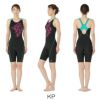 スピードSPEEDOフィットネス水着レディースウェーブブレイクルースンニースキンパッド付きUltraStretchECOSFW12595Z