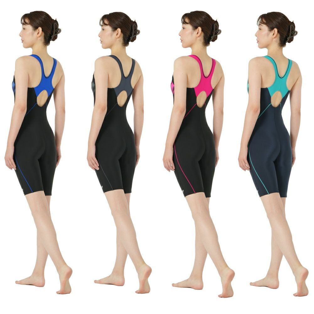 スピードSPEEDOフィットネス水着レディースハイパーブーンルースンニースキンパッド付きUltraStretchECOSFW12597Z