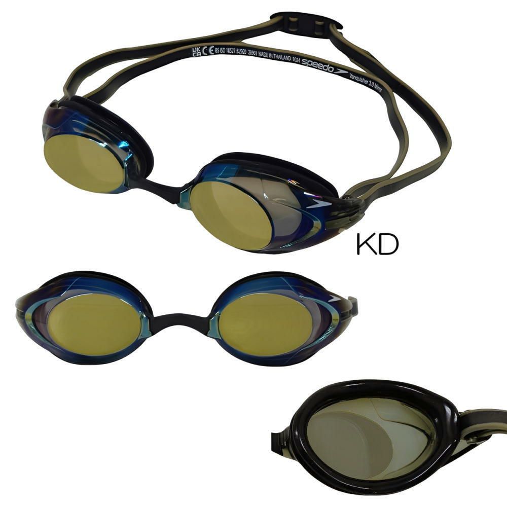 スピードSPEEDO水泳レーシングゴーグルヴァンクイッシャー3.0ミラーレンズノンクッションタイプANTI-FOGくもり止めWA承認モデル競泳2025年秋冬モデルSE02551fina承認