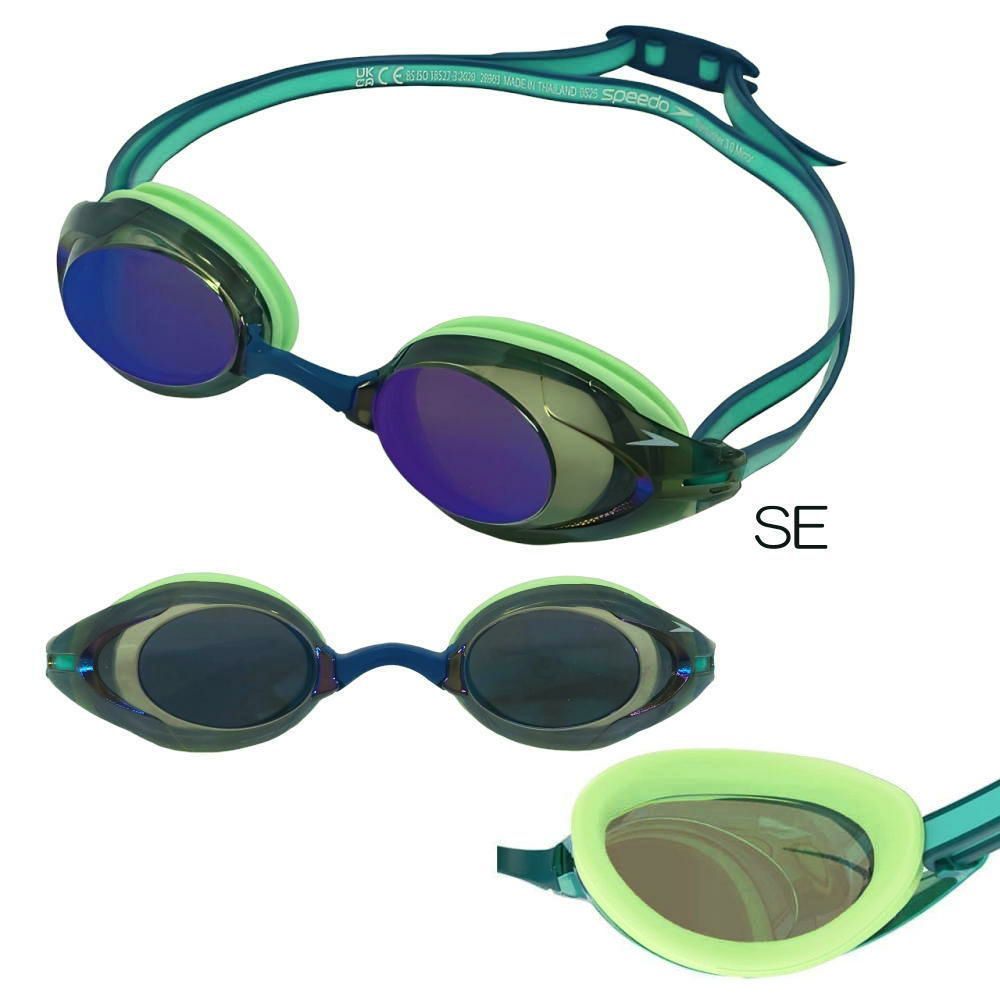 スピードSPEEDO水泳レーシングゴーグルヴァンクイッシャー3.0ミラーレンズノンクッションタイプANTI-FOGくもり止めWA承認モデル競泳2025年秋冬モデルSE02551fina承認