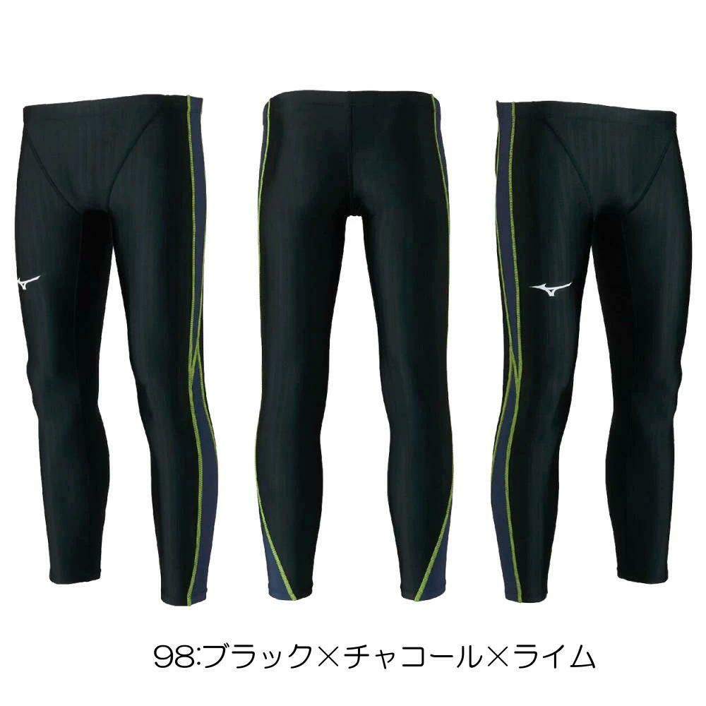 ミズノMIZUNO競泳水着練習用水着メンズロングスパッツ競泳練習用2025年秋冬限定モデルN2MBC550