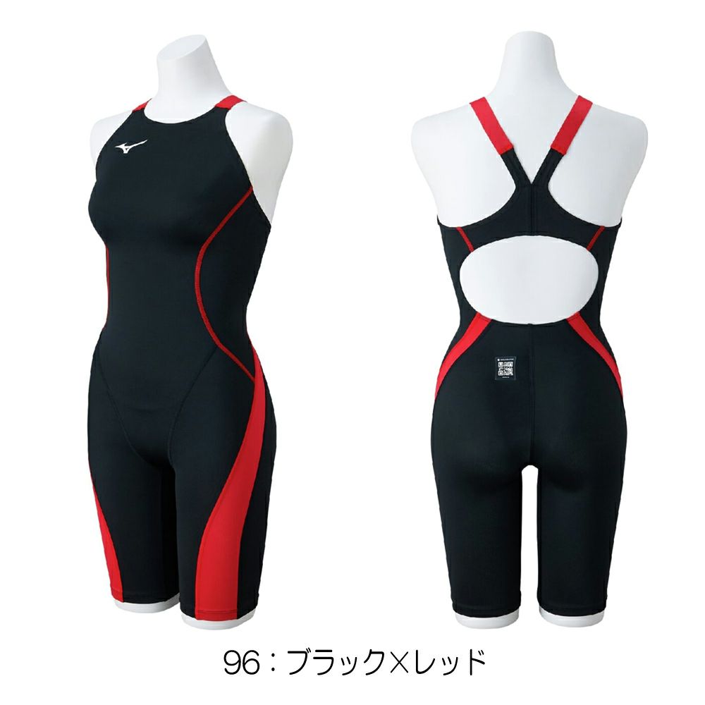 ミズノMIZUNO競泳水着レディースWA承認モデルGX・SONICSTREAMハーフスーツレースオープンバックここちUオールインワン2025年秋冬モデルN2MGC724finaマークあり