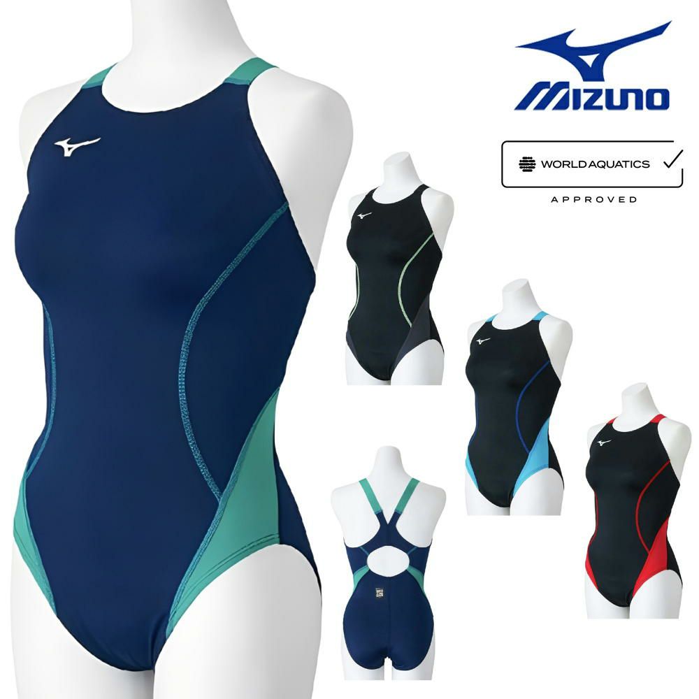 ミズノMIZUNO競泳水着レディースWA承認モデルGX・SONICSTREAMローカットU2025年秋冬モデルN2MAC734finaマークあり