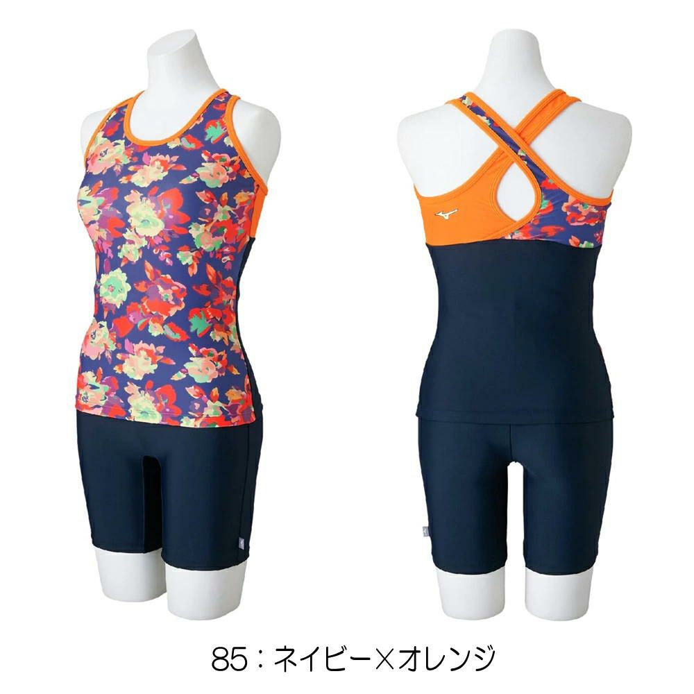 ミズノMIZUNOフィットネス水着レディースセパレーツパッド付き2025年秋冬モデルN2JGC812