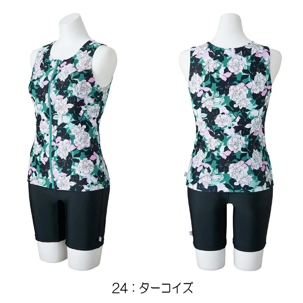 ミズノMIZUNOフィットネス水着レディースセパレーツパッド付き2025年秋冬モデルN2JGC852