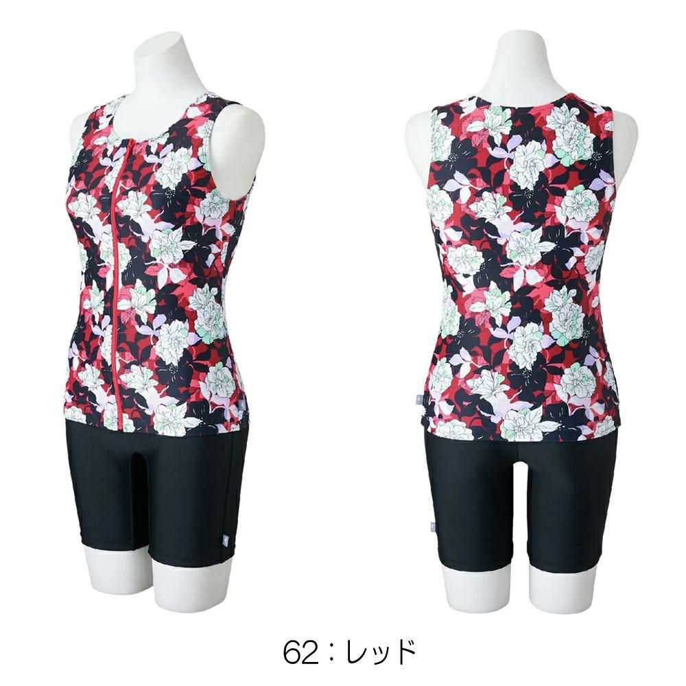 ミズノMIZUNOフィットネス水着レディースセパレーツパッド付き2025年秋冬モデルN2JGC852