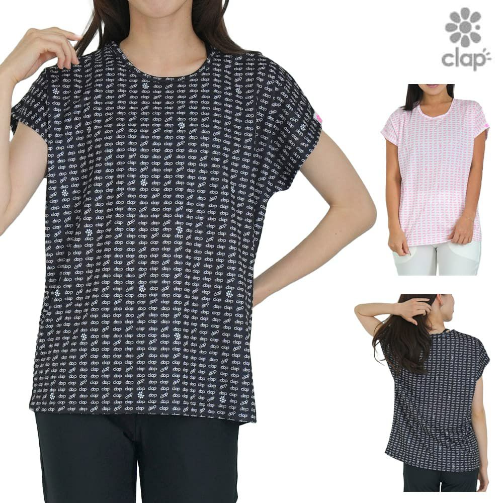 クラップCLAPオールクラップロゴドルマンエムレディーススポーツアパレルトレーニングフィットネス女性CT25016