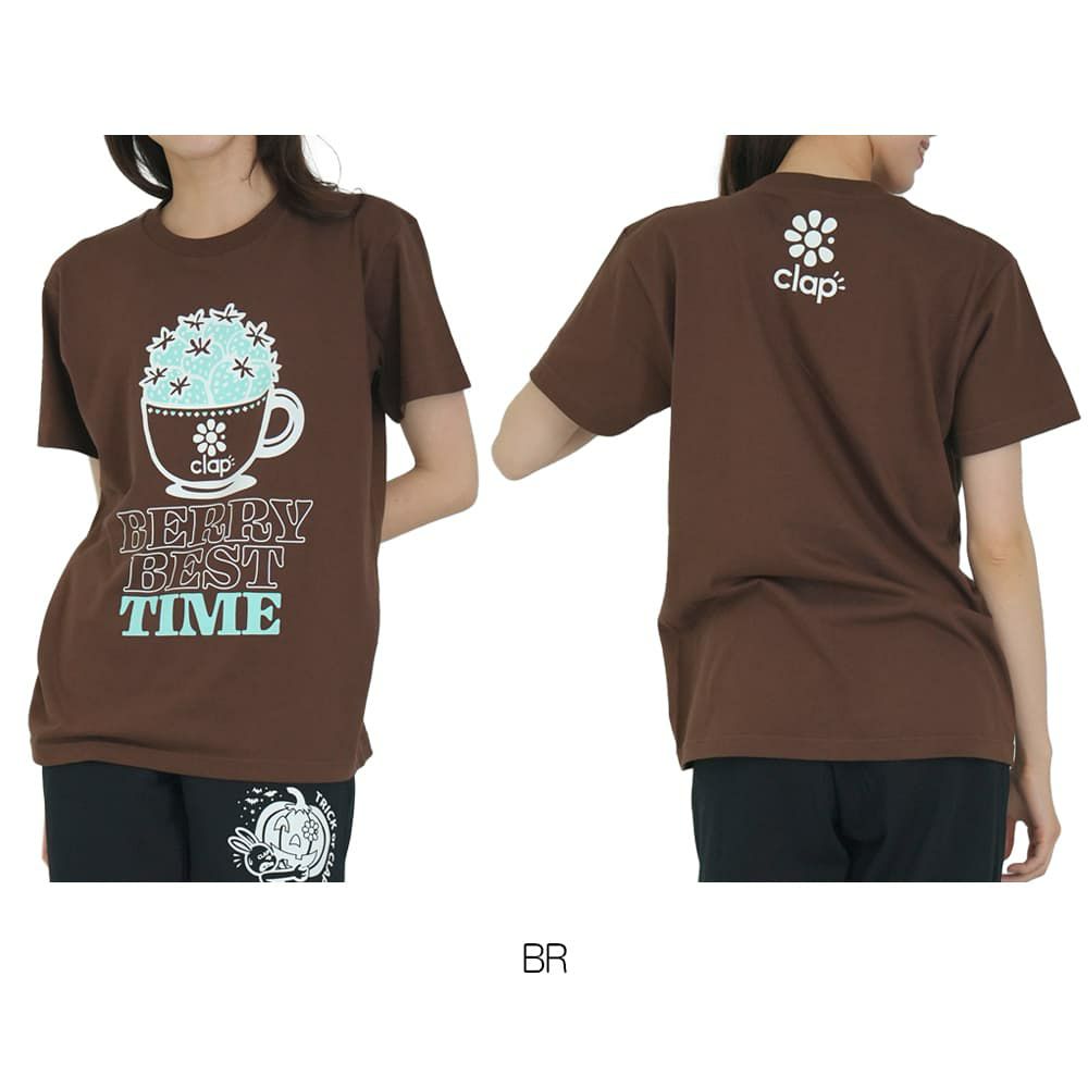 クラップCLAPクラップストロベリーティーレディーススポーツアパレルトレーニングフィットネス女性CTS25074