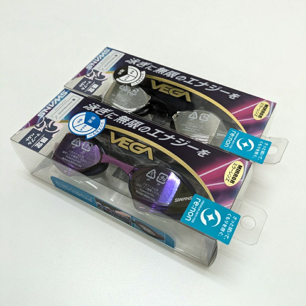 SWANSスワンズレーシングゴーグルVEGAAベガアルファミラータイプFINA承認WA承認モデル2025年秋冬限定モデルVEGA-MREAMB