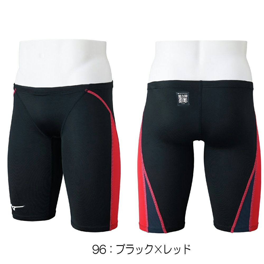 ミズノMIZUNO競泳水着メンズWA承認モデルGX・SONICSTREAMハーフスパッツ2025年秋冬モデルN2MBC526finaマークあり