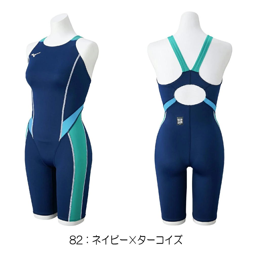 ミズノMIZUNO競泳水着レディースWA承認モデルGX・SONICSTREAMハーフスーツマスターズバックオールインワンN2MGC735finaマークあり