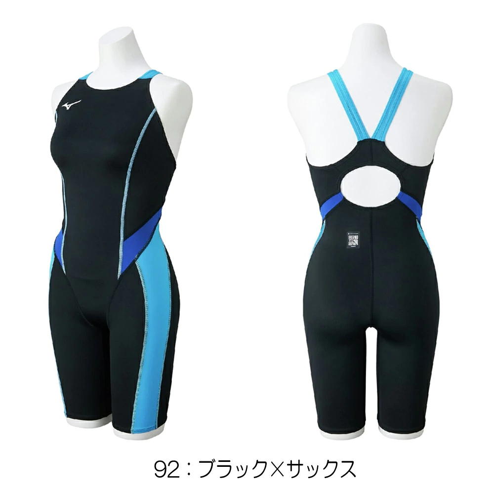 ミズノMIZUNO競泳水着レディースWA承認モデルGX・SONICSTREAMハーフスーツマスターズバックオールインワンN2MGC735finaマークあり