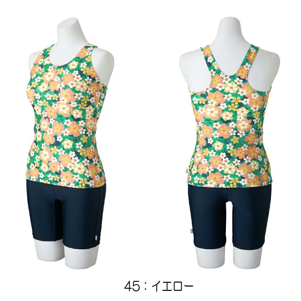 ミズノMIZUNOフィットネス水着レディースセパレーツパッド付き2025年秋冬モデルN2JGC853