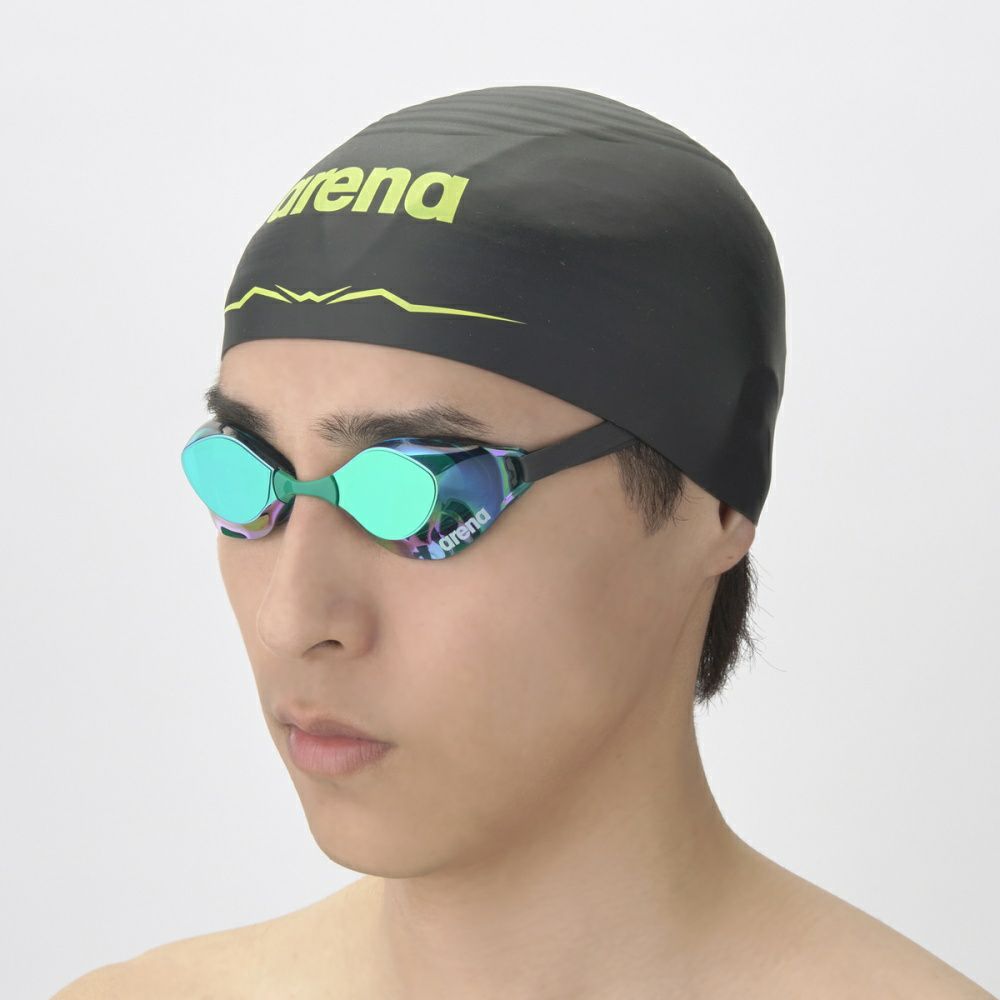 スイムゴーグルアリーナARENA水泳アクアフォーススイフトAレーシングゴーグルミラーレンズスワイプくもり止めWA承認AGL-O400MS