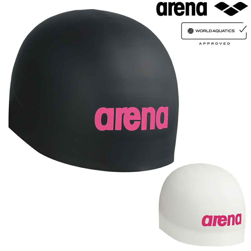 アリーナARENA水泳アクアフォースウェーブキャップレーシングシリコーンキャップソフトタイプWA承認モデルFINA承認競泳大会シリコンスイムキャップ水泳小物AS6SSC03UB