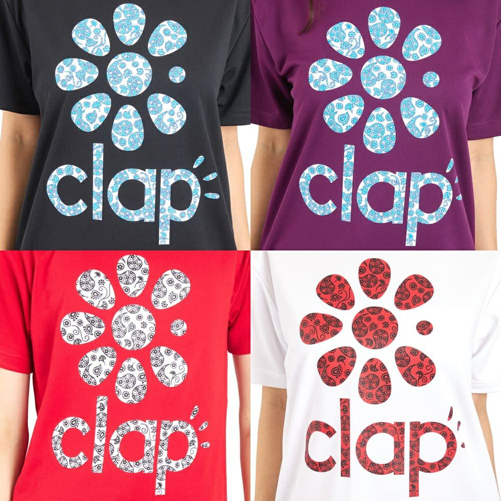 クラップCLAPペイズリークラップドライティーレディーススポーツアパレルトレーニングフィットネス女性CTS25078