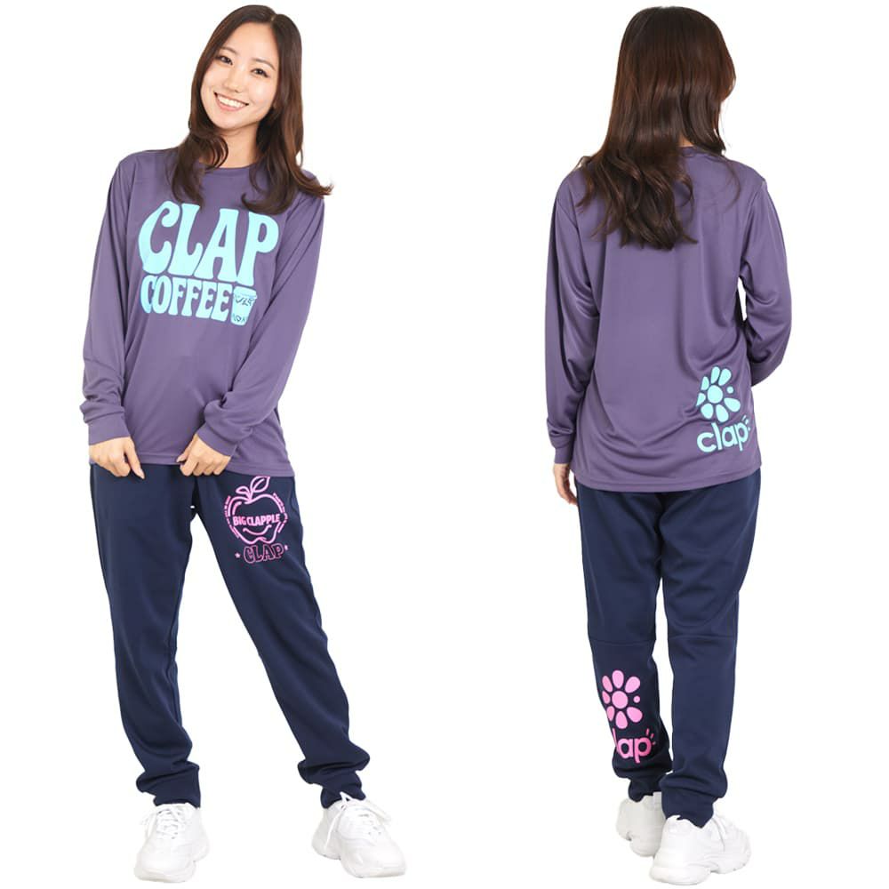 クラップCLAPビッグクラップルドライスウェットパンツレディーススポーツアパレルトレーニングフィットネス女性SP25008
