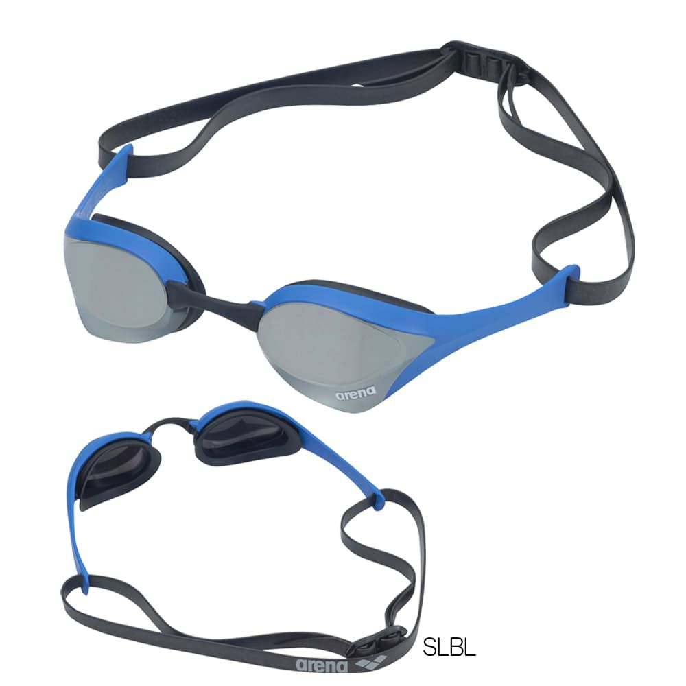 アリーナARENA水泳レーシングゴーグルコブラウルトラミラーレンズクッション付きWA承認モデル競泳AS5SGG02UFINA承認