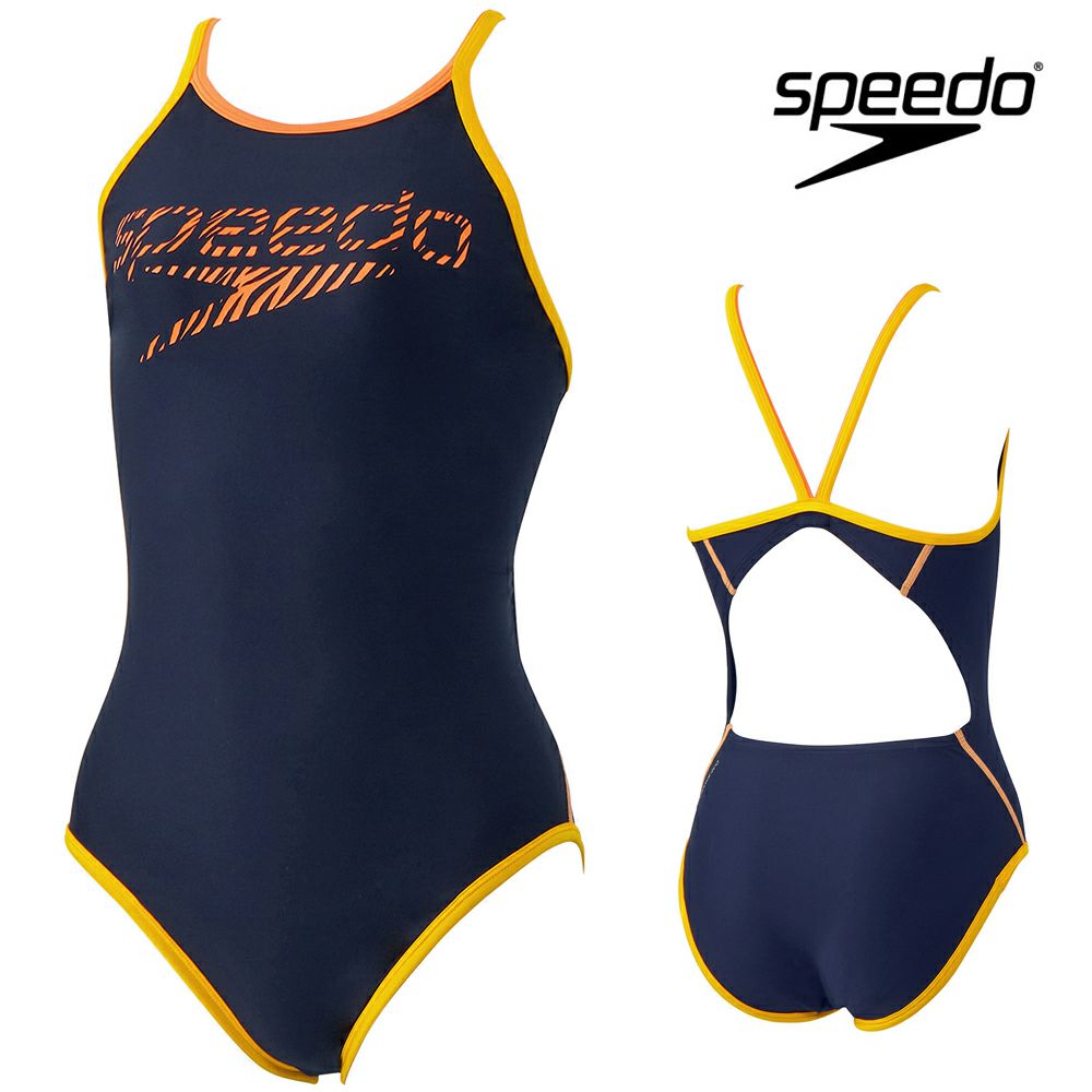 スピードSPEEDO競泳水着練習用水着レディースゼブラスタックターンズスーツENDURANCEECO競泳練習水着STW02410