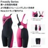 スピードSPEEDO競泳水着練習用水着レディースパネルターンズニースキンオールインワンENDURANCEECO競泳練習水着2025年春夏モデルSTW12503