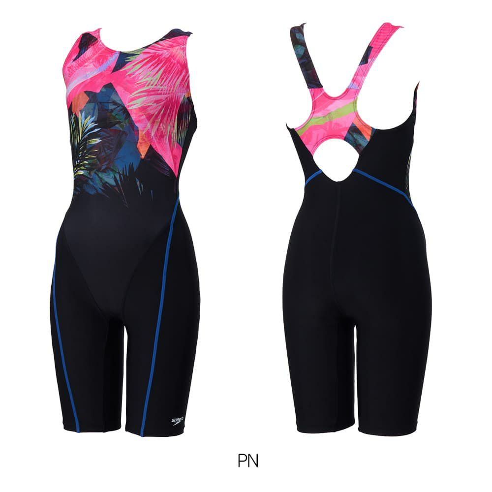 スピードSPEEDOフィットネス水着レディースナヘレルースンニースキンオールインワンUltraStretch0パッド付き2025年秋冬モデルSFW12567