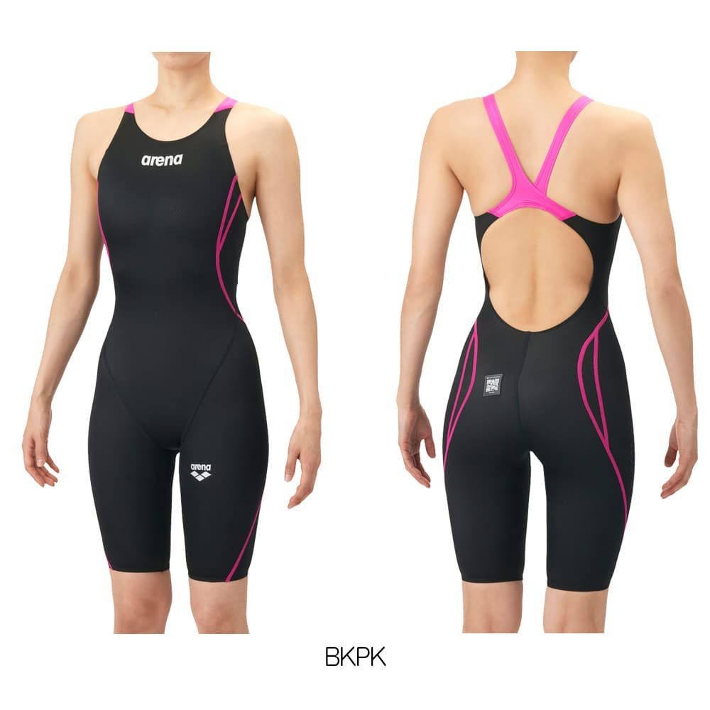 アリーナARENA競泳水着レディースWA承認モデルAQUAADVANCEDAQUAXTREMEレーシングワンピーススパッツオープンバックハーフレッグオールインワン2026年春夏モデルAS6SRC20Lfinaマークあり
