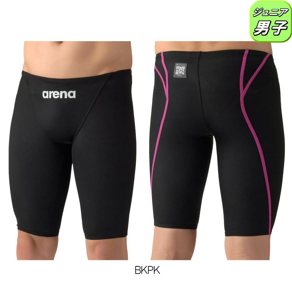 アリーナARENA競泳水着ジュニア男子WA承認モデルAQUAADVANCEDAQUAXTREMEレーシングスパッツハーフレッグ2026年春夏モデルAS6SRC23Bfinaマークあり