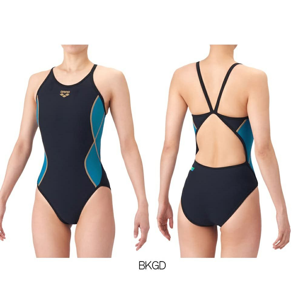 アリーナARENA競泳水着練習用水着レディースタフスーツタフスキンEトレーニングワンピースオープンバック競泳練習水着2026年春夏モデルAS6SWM01L