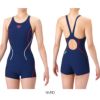 アリーナARENA競泳水着練習用水着レディースタフスーツタフスキンEトレーニングワンピーススパッツオープンバックミドルレッグオールインワン競泳練習水着2026年春夏モデルAS6SWM03L