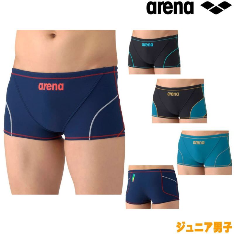 アリーナARENA競泳水着練習用水着ジュニア男子タフスーツタフスキンEトレーニングスパッツショートレッグ競泳練習水着2026年春夏モデルAS6SWM04B
