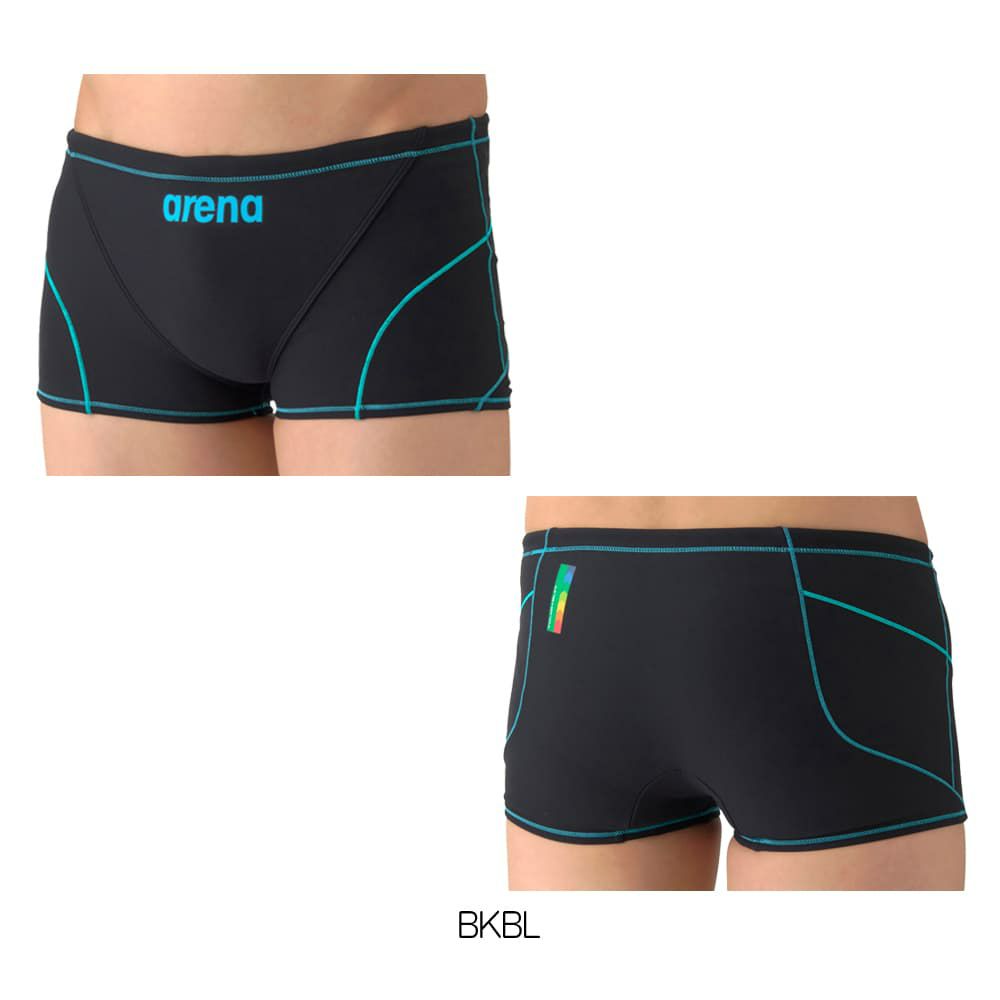 アリーナARENA競泳水着練習用水着メンズタフスーツタフスキンEトレーニングスパッツショートレッグ競泳練習水着2026年春夏モデルAS6SWM04M