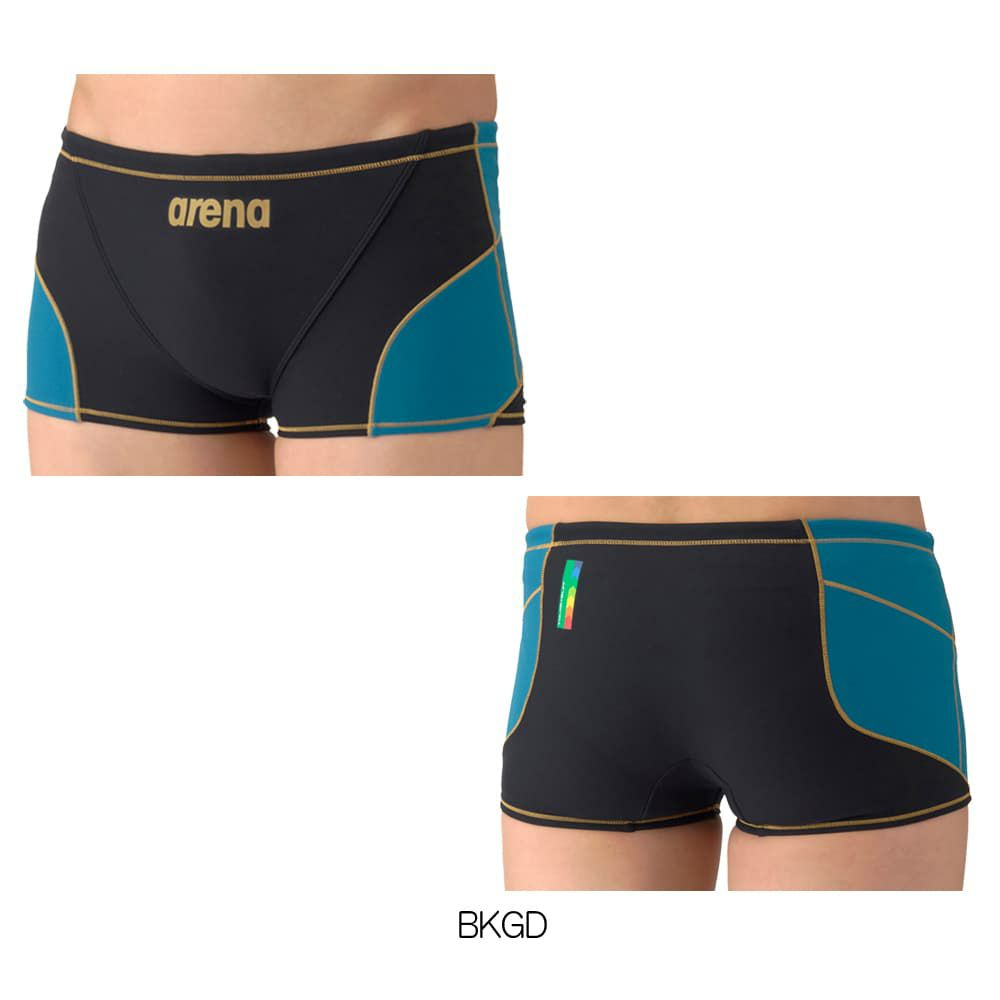アリーナARENA競泳水着練習用水着メンズタフスーツタフスキンEトレーニングスパッツショートレッグ競泳練習水着2026年春夏モデルAS6SWM04M