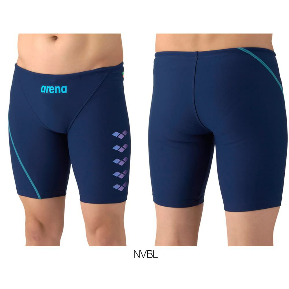 アリーナARENA競泳水着練習用水着メンズタフスーツタフスキンEトレーニングスパッツハーフレッグ競泳練習水着2026年春夏モデルAS6SWM08M