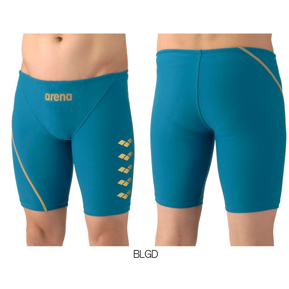 アリーナARENA競泳水着練習用水着メンズタフスーツタフスキンEトレーニングスパッツハーフレッグ競泳練習水着2026年春夏モデルAS6SWM08M