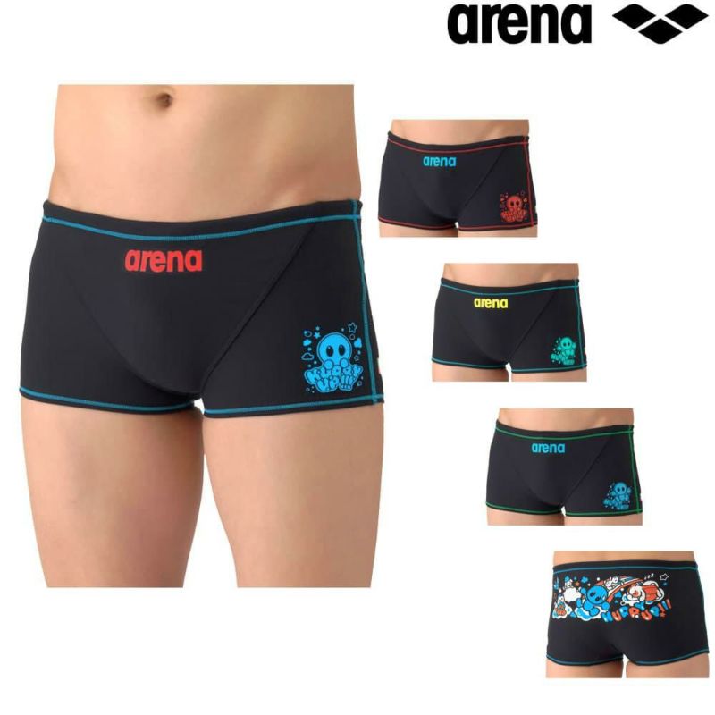 アリーナARENA競泳水着練習用水着メンズタフスーツアリーナくんタフスキンEトレーニングスパッツショートレッグ競泳練習水着2026年春夏モデルAS6SWM11M