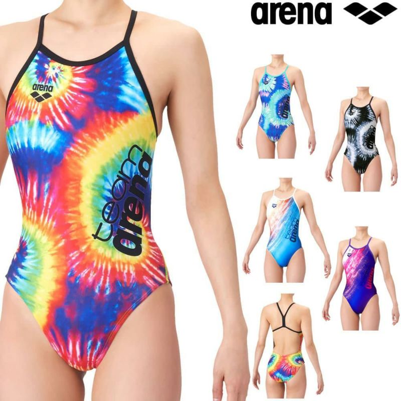 アリーナARENA競泳水着練習用水着レディースタフスーツタフスキンT2Eteamarenaトレーニングワンピースオープンバックオールインワン競泳練習水着2026年春夏モデルAS6SWM12L