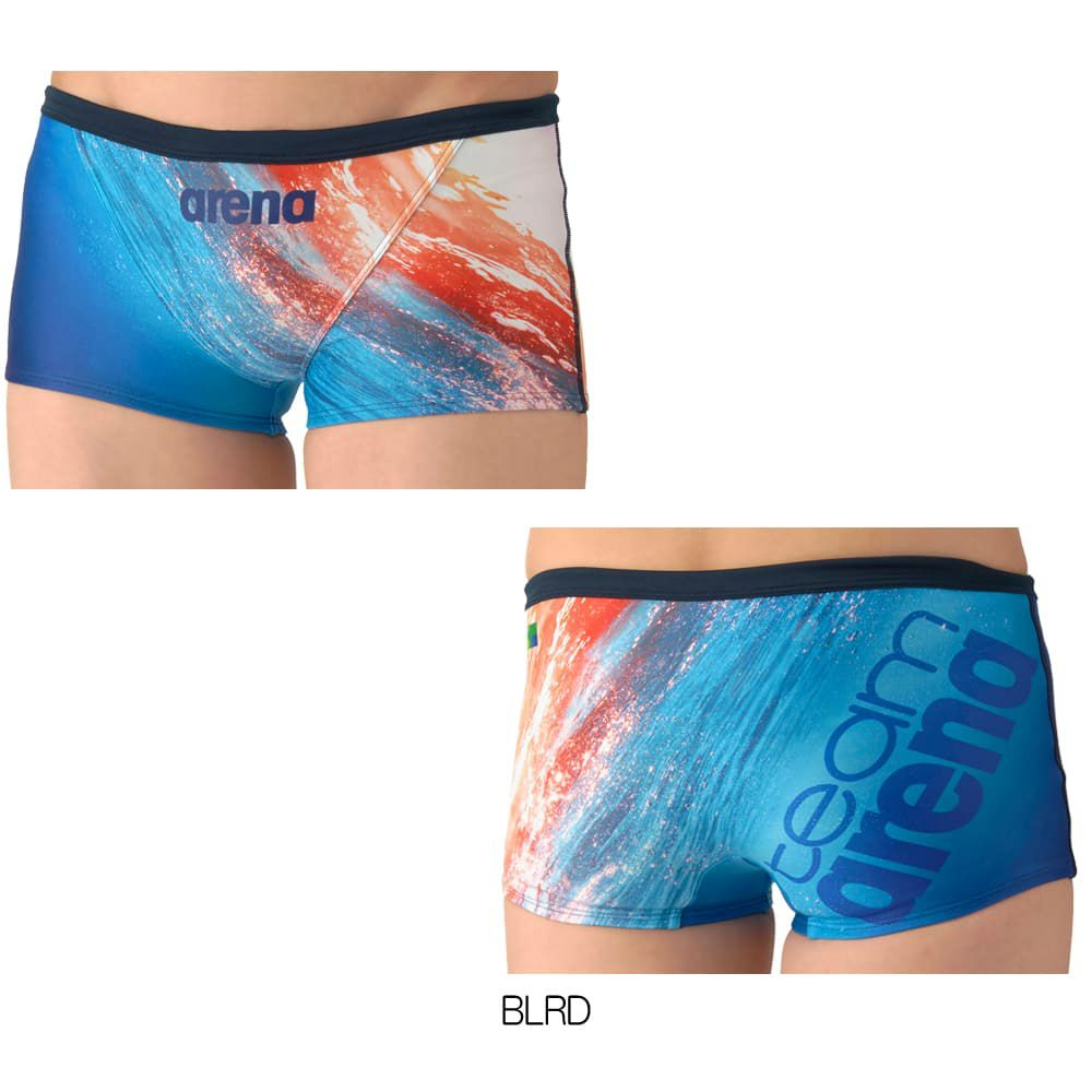 アリーナARENA競泳水着練習用水着メンズタフスーツタフスキンT2Eteamarenaトレーニングスパッツショートレッグ競泳練習水着2026年春夏モデルAS6SWM14M